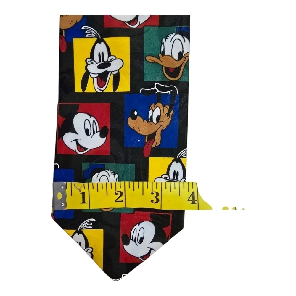 Mickey Unlimited Necktie By Balancine Inc 100% Polyester Classis Cartoon Donald